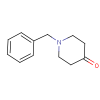 1-Benzyl-4-piperidone formula graphical representation