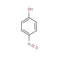 4-Nitrosophenol formula graphical representation
