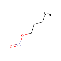 n-Butyl nitrite formula graphical representation