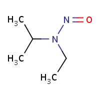 N-Nitrosoethylisopropylamine formula graphical representation