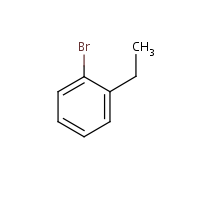 1-Bromo-2-ethylbenzene formula graphical representation