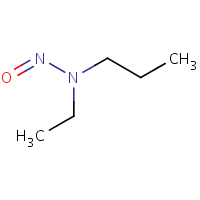 N-Ethyl-N-nitroso-1-propanamide formula graphical representation