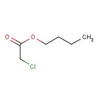 n-Butyl chloroacetate formula graphical representation