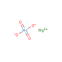 Magnesium molybdate formula graphical representation