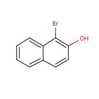 1-Bromo-2-naphthol formula graphical representation