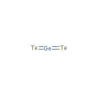 Germanium telluride formula graphical representation