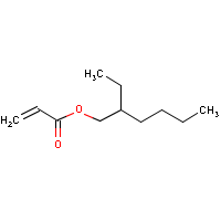 2-Ethylhexyl acrylate formula graphical representation