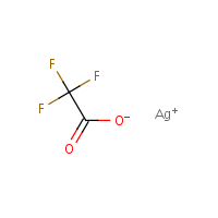 Silver trifluoroacetate formula graphical representation