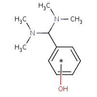 Bis((dimethylamino)methyl)phenol formula graphical representation