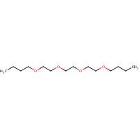 Triethylene glycol dibutyl ether formula graphical representation