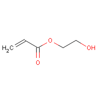 2-Hydroxyethyl acrylate formula graphical representation