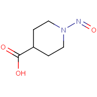 N-Nitrosoisonipecotic acid formula graphical representation