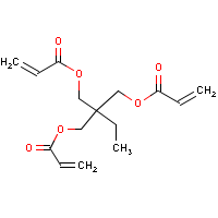 Trimethylolpropane triacrylate formula graphical representation
