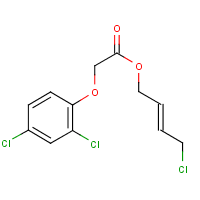 2,4-D chlorocrotyl ester formula graphical representation