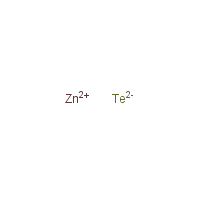 Zinc telluride formula graphical representation