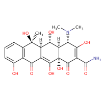 Oxytetracycline formula graphical representation