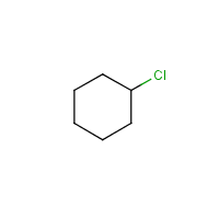 Chlorocyclohexane formula graphical representation