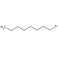 n-Octyl bromide formula graphical representation
