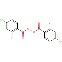 Bis(2,4-dichlorobenzoyl) peroxide formula graphical representation
