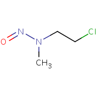N-Nitrosomethyl-2-chloroethylamine formula graphical representation