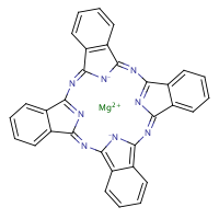 Magnesium phthalocyanine formula graphical representation