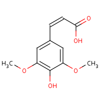 Sinapinic acid formula graphical representation