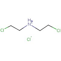 Bis(2-chloroethyl)amine hydrochloride formula graphical representation