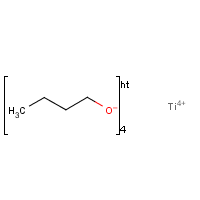 Tetrabutyl titanate formula graphical representation