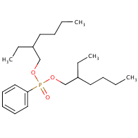 Bis(2-ethylhexyl) phenylphosphonate formula graphical representation