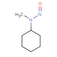 N-Nitrosomethylcyclohexylamine formula graphical representation