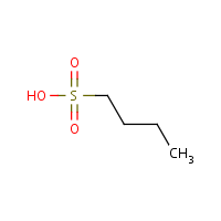 1-Butanesulfonic acid formula graphical representation