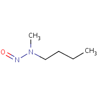N-Nitrosomethyl-N-butylamine formula graphical representation