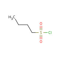 1-Butanesulfonyl chloride formula graphical representation