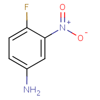 4-Fluoro-3-nitroaniline formula graphical representation