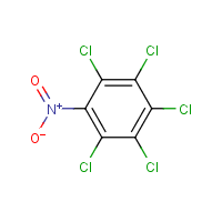 Pentachloronitrobenzene formula graphical representation
