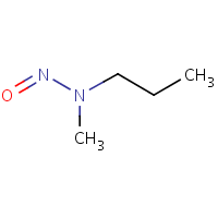 N-Nitrosomethyl-n-propylamine formula graphical representation