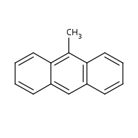9-Methylanthracene formula graphical representation