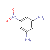 5-Nitro-1,3-benzenediamine formula graphical representation
