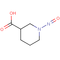 N-Nitrosonipecotic acid formula graphical representation