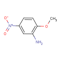5-Nitro-o-anisidine formula graphical representation