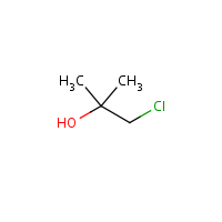 1-Chloro-2-methyl-2-propanol formula graphical representation