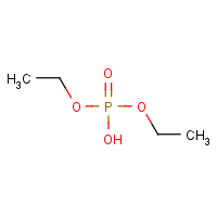 Diethyl phosphate formula graphical representation