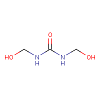 Dimethylol urea formula graphical representation