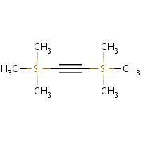 Bis(trimethylsilyl)acetylene formula graphical representation