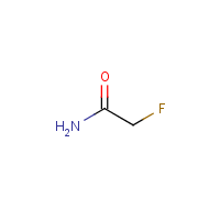 Fluoroacetamide formula graphical representation