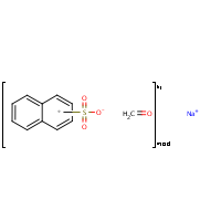 Sodium polynaphthalenesulfonate formula graphical representation