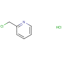 2-(Chloromethyl)pyridine hydrochloride formula graphical representation
