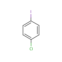 1-Chloro-4-iodobenzene formula graphical representation