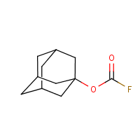 1-Adamantyl fluoroformate formula graphical representation