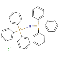 Bis(triphenylphosphoranylidene)ammonium chloride formula graphical representation